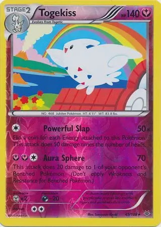 Roaring Skies Togekiss #45/108 reverse holo